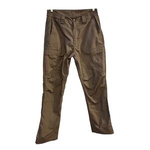 FREE SOLDIER Tactical Cargo Pants Men Tan Size 32 Zip Fly Belt Loops